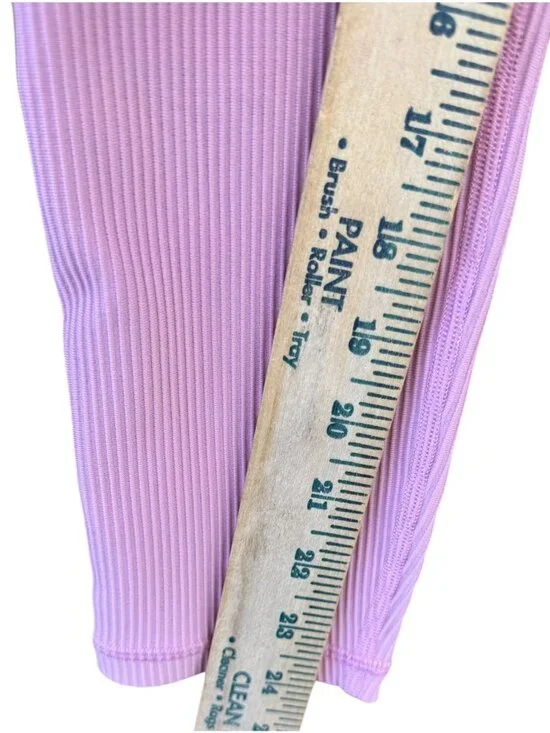 Athletaelation ultra high rise rib Leggings Medium Pink Activewear - Picture 8 of 8